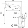 Смеситель для кухни Franke Urban  оникс 115.0595.081 2