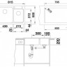 Мойка кухонная Blanco Naya 8 Антрацит SilGranit 519646 2