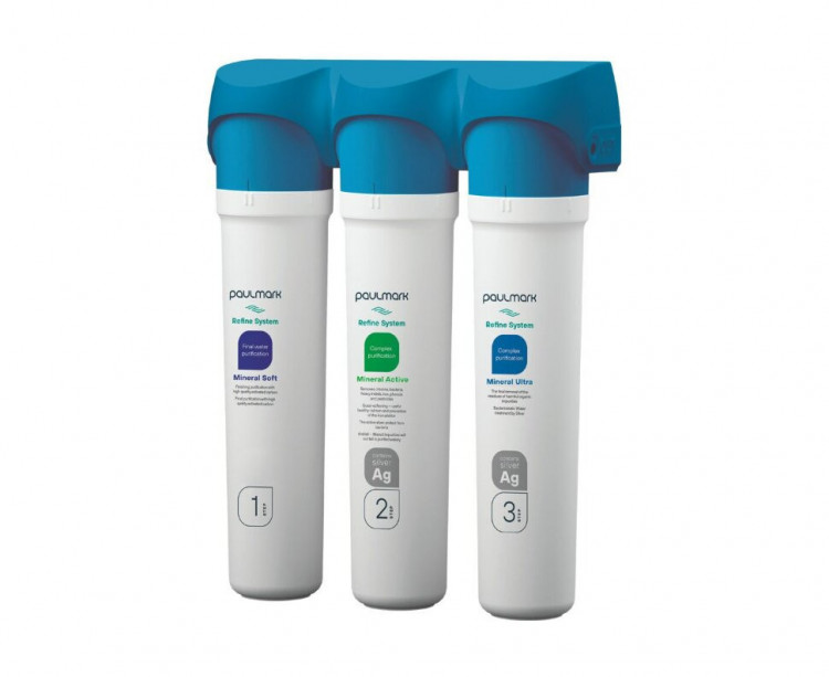 Система фильтрации воды 3-х ступенчатая PAULMARK Refine System, PM-110003