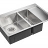 Мойка кухонная Paulmark Union PM537851-BSL из нержавеющей стали, нержавеющая сталь 3