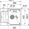 Кухонная мойка Franke Urban UBG 611-62   миндаль 2