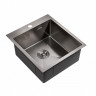 Мойка для кухни MILACIO Denia 46 Steel сталь воронёная  MC.77479 1